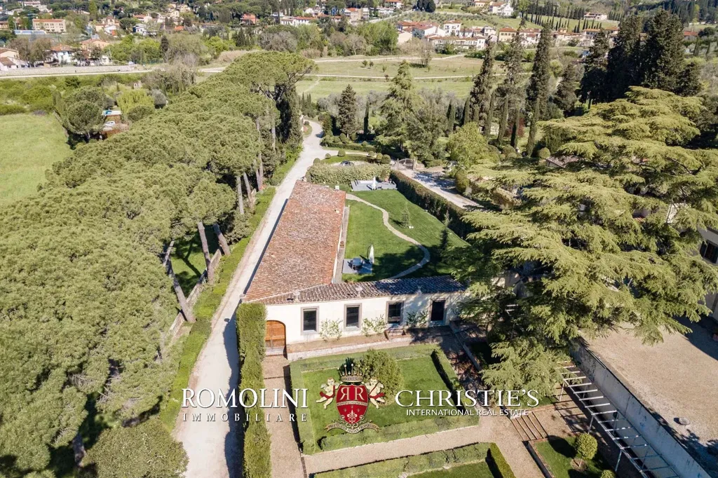 Vue aérienne - Historic Villa with Panoramic Views near Florence