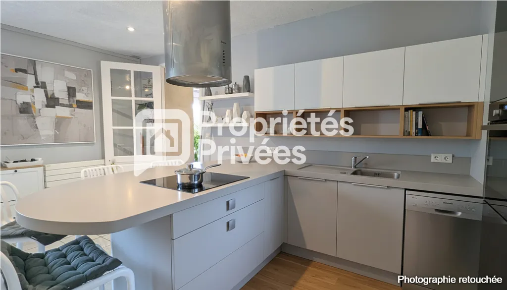 Köök - Luxury Farmhouse with Pool in Chinon