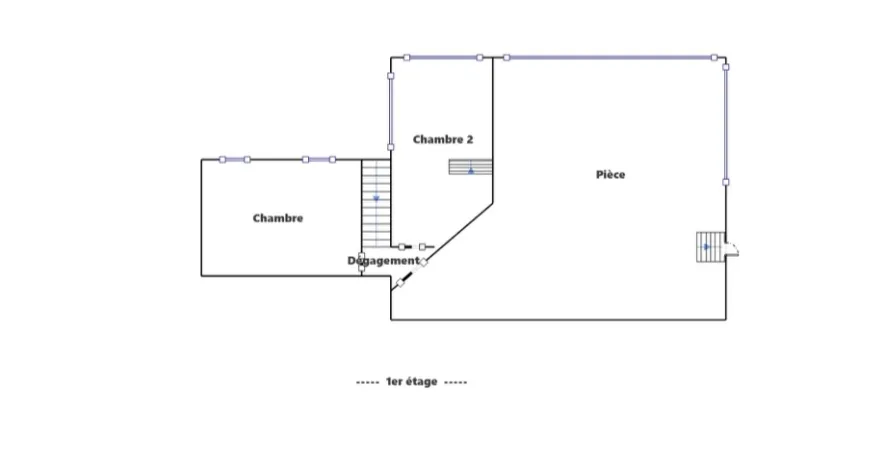 Plan - Maison Atypique avec Atelier à Langueux