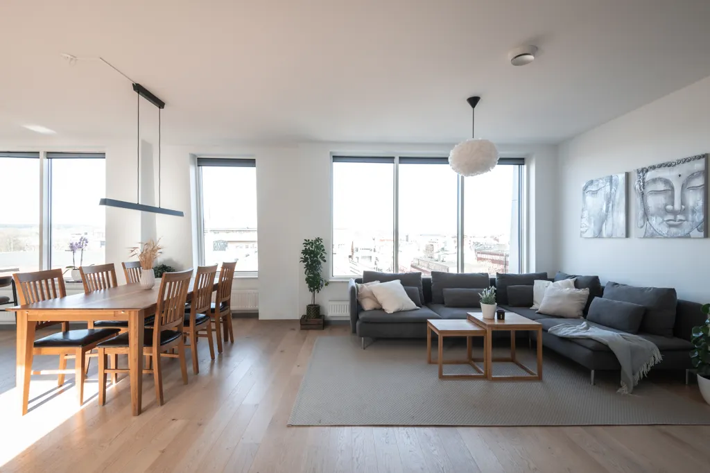 Séjour - Apartment with Park View in Borås