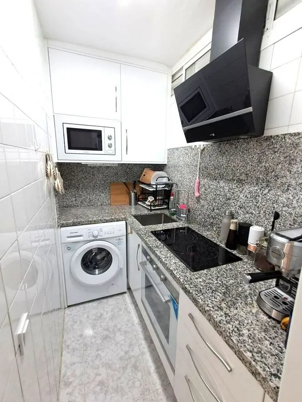 Köök - 1-Bed Apartment with Pool in Benalmádena