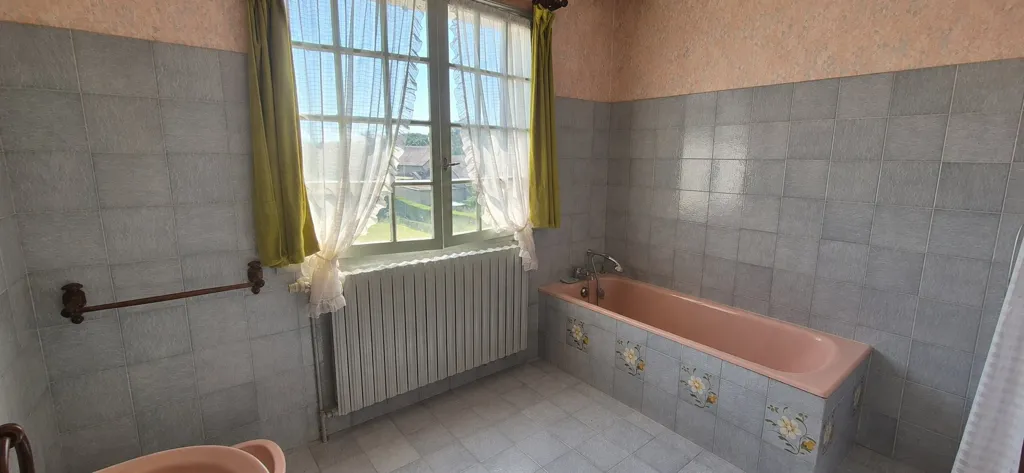 Bathrooms - Dauphinois House with Garden in Countryside