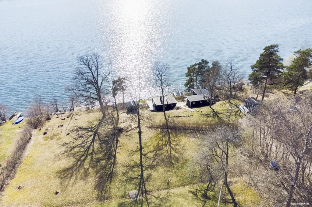Õhuvaade - Renovated Lakeside Holiday Home in Linköping