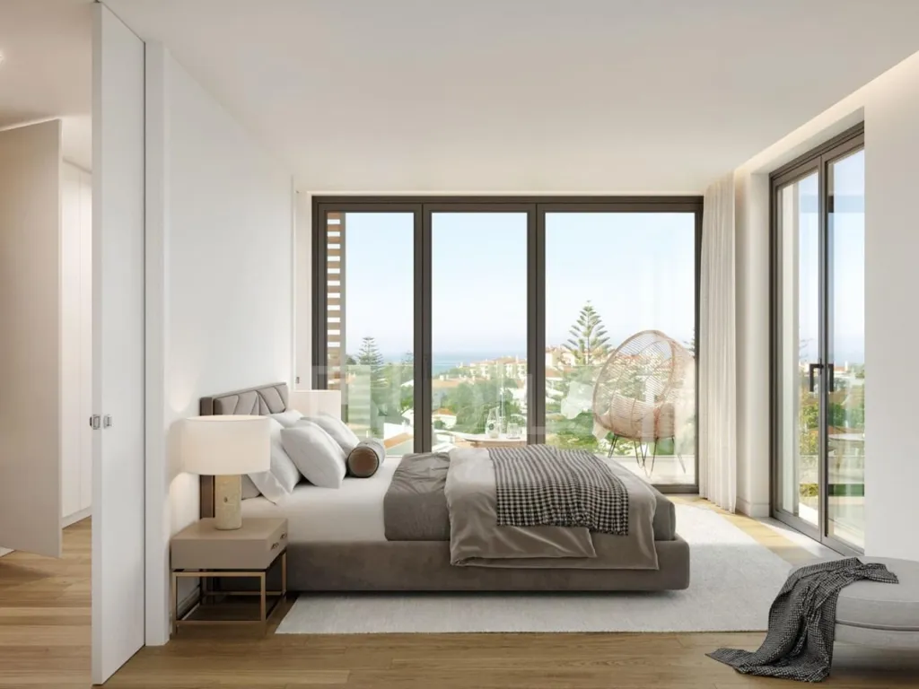 Bedrooms - T4 Apartment with Terrace in Parede, Cascais