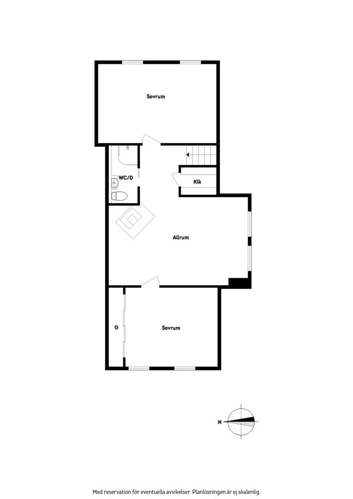 Plan - Renovated Villa with Garden in Össjö
