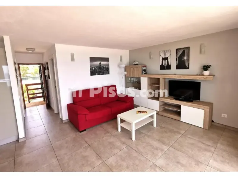 Séjour - Seafront Apartment with Private Parking in San Augustin
