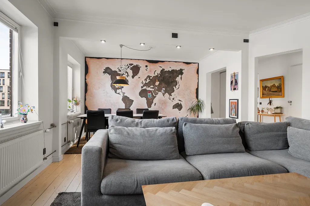 Living Room - 2-room apartment in Aalborg