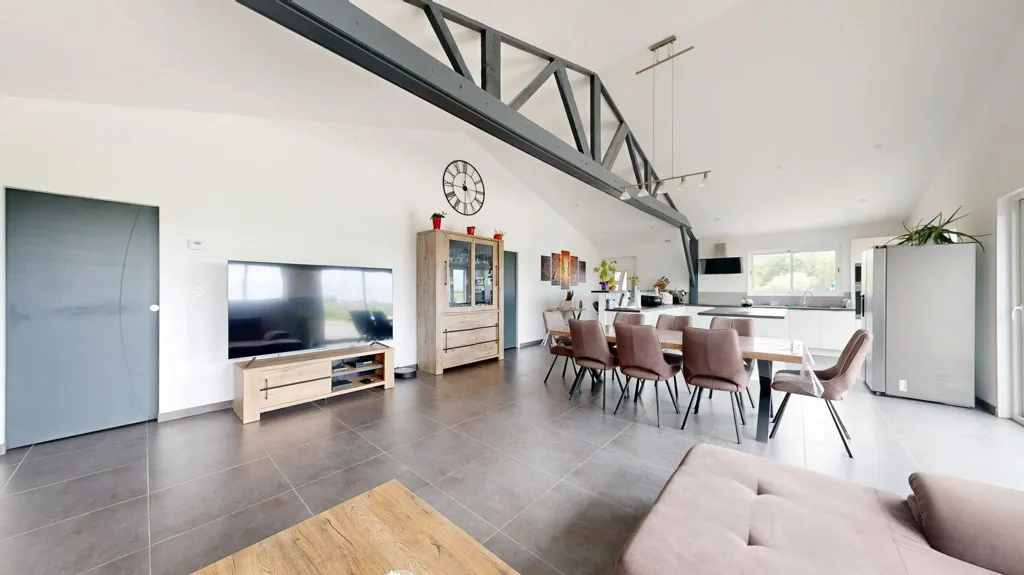 Sala da pranzo - Atypical Loft with Hangar in Arques