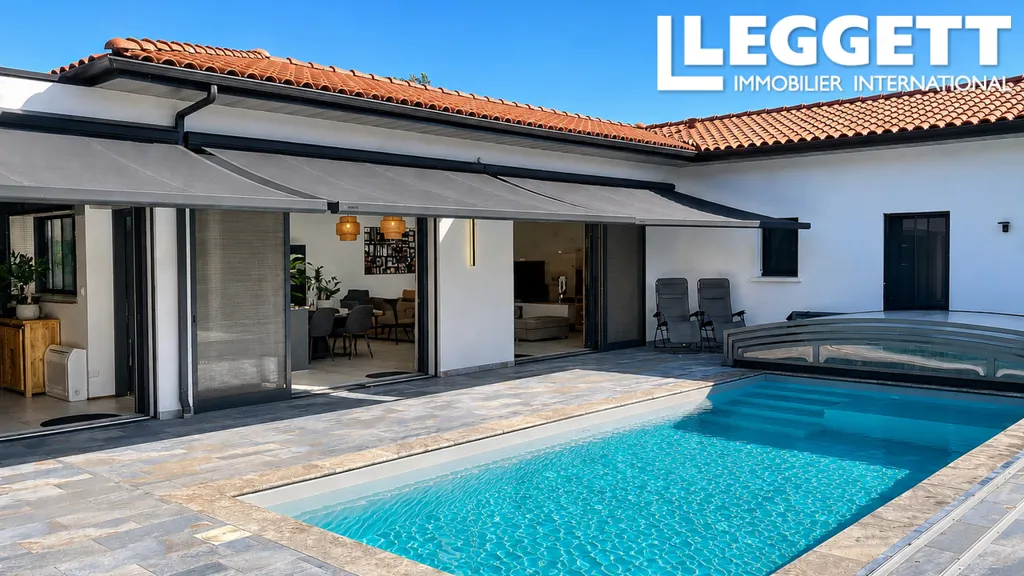 Bassein - Contemporary Eco Villa with Pool near Fleurance