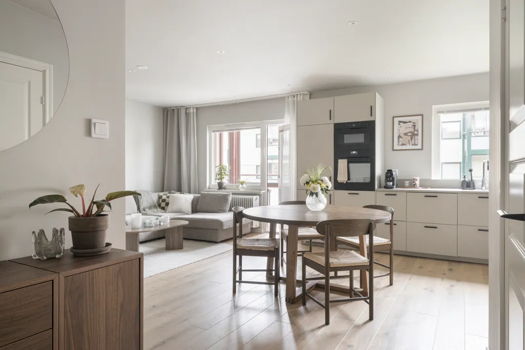 Söögituba - Renovated Flat with Balcony in Huskvarna
