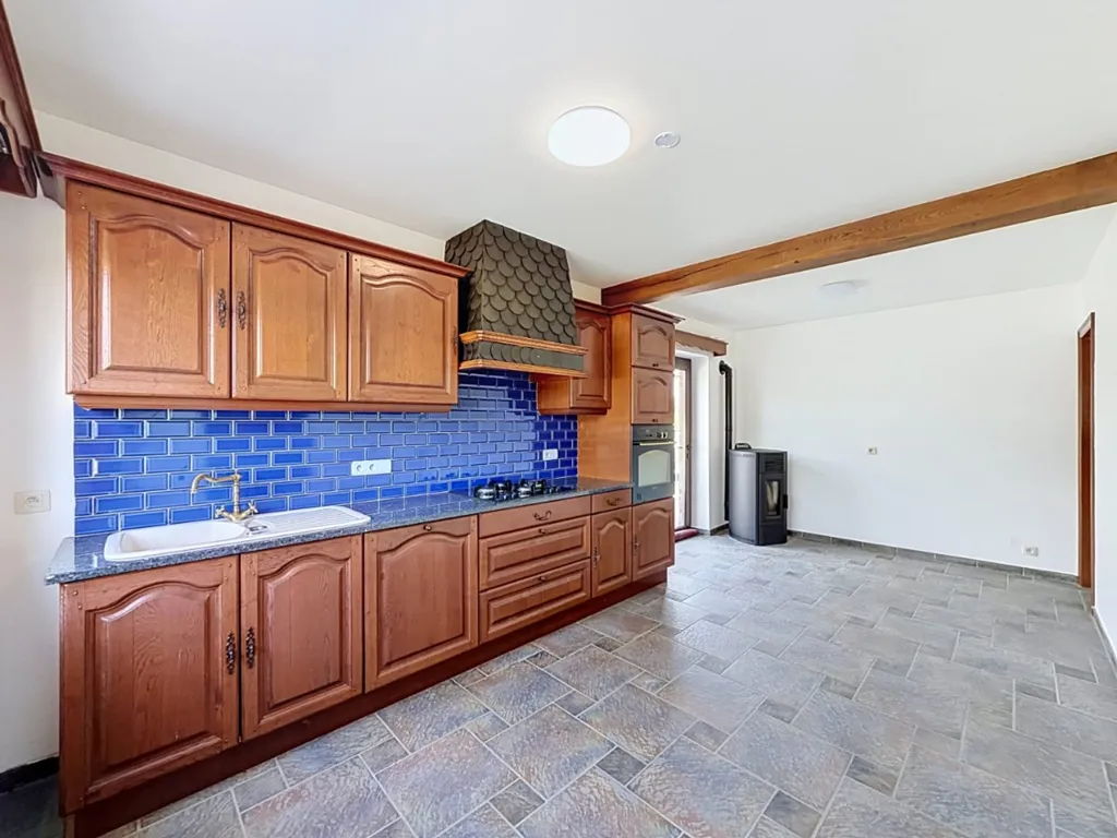 Cucina - Renovated House with Garden in Bastogne