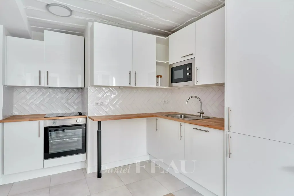 Cucina - Renovated 2-Bedroom Paris 5ème