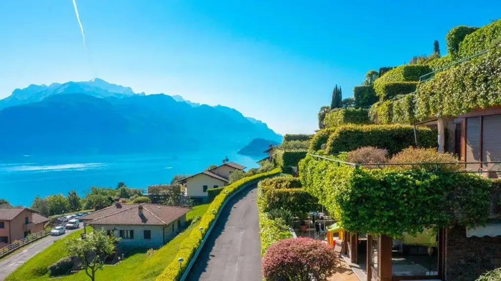 Vista aerea - Luxury Flat with Lake View in Menaggio
