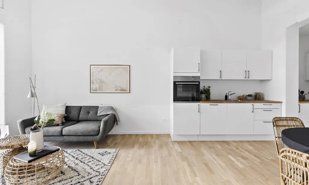 Living Room - One-Bedroom Apartment in Helsingør
