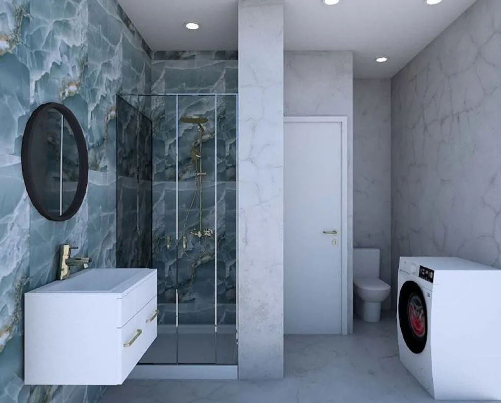 Salles de bain - Modern Studio with Balcony in Torrevieja