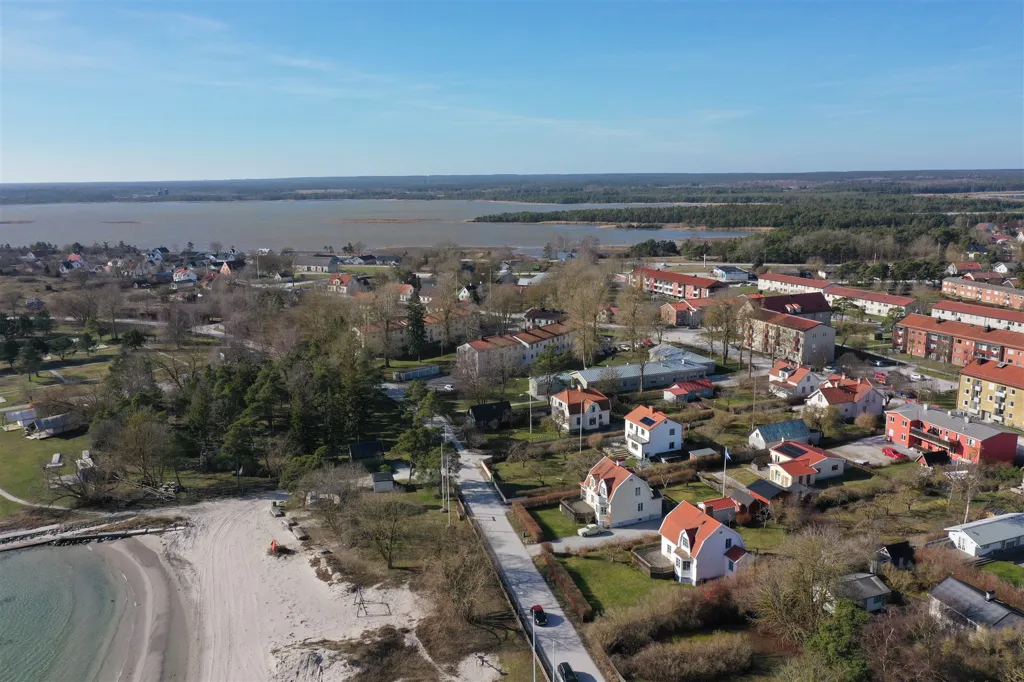 Vue aérienne - Funkis Villa with Sea View in Slite