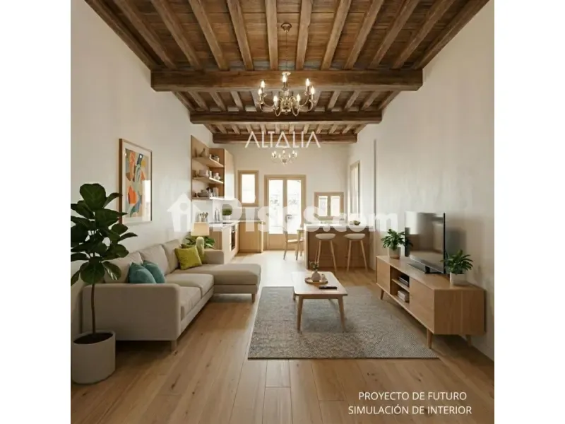Séjour - Apartment with Balcony in Cuenca's Old Town