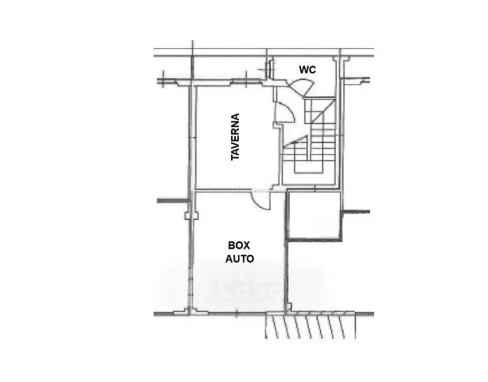 Plan - Rustic Apartment with Balcony in Cingoli