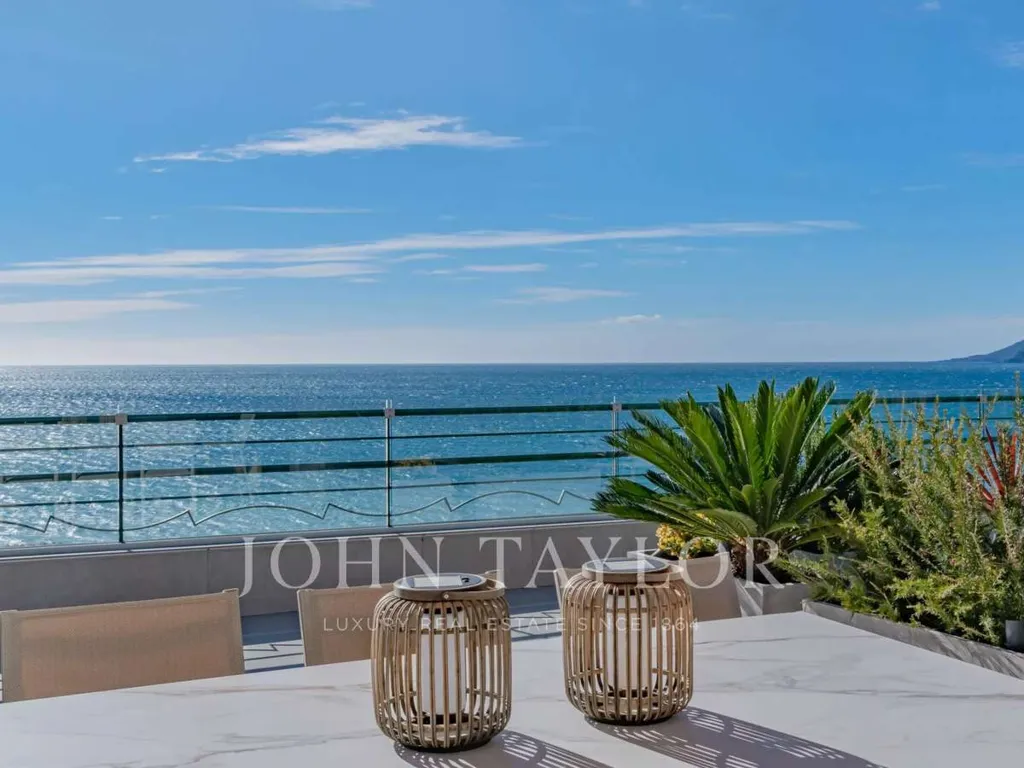 Terrasse - Penthouse avec Vue Mer à Cannes