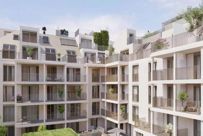 Õhuvaade - Modern Apartment with Terrace in Vienna