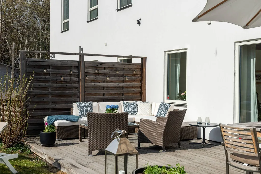 Terrass - Duplex with Garden in Näsbypark