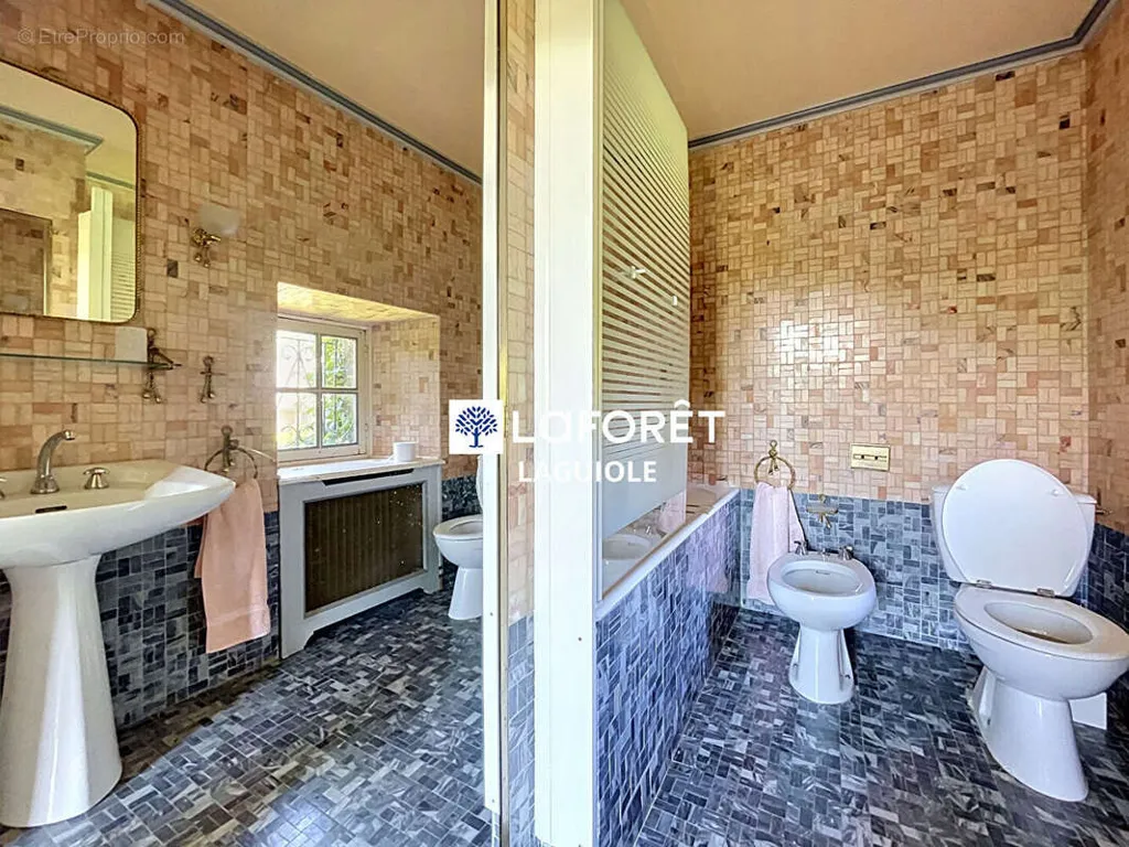 Salles de bain - Propriété de Caractère avec Jardin à Chaudes-Aigues