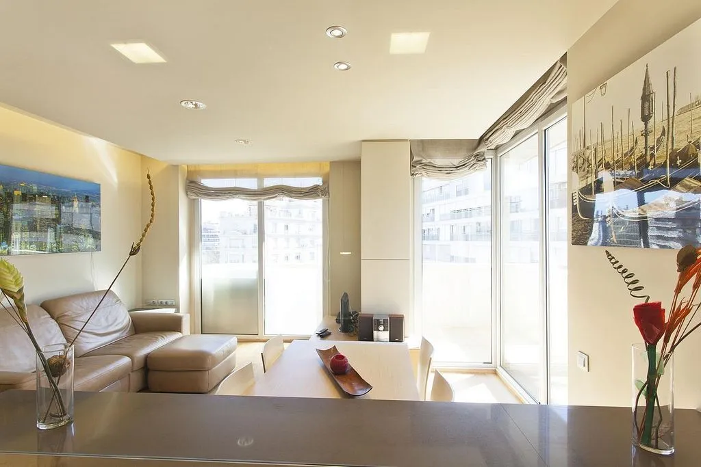 Soggiorno - Apartment with Terrace in Sarrià-Sant Gervasi