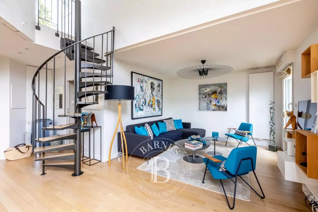 Séjour - Appartement avec Terrasses et Parking à Boulogne Centre