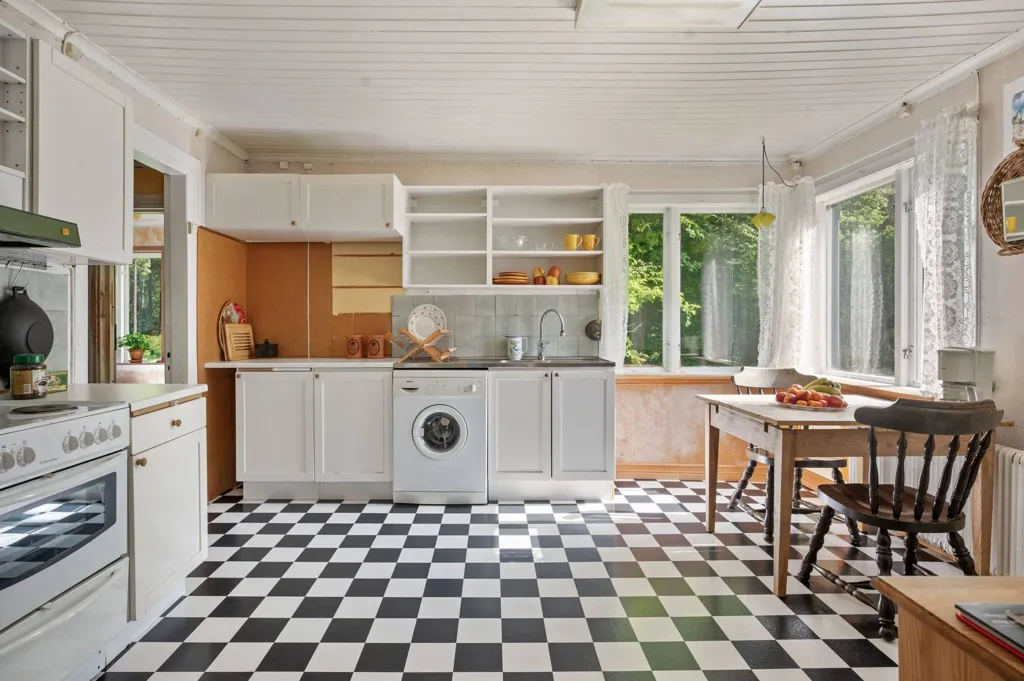 Köök - Charming Cottage with Garden in Svinesund