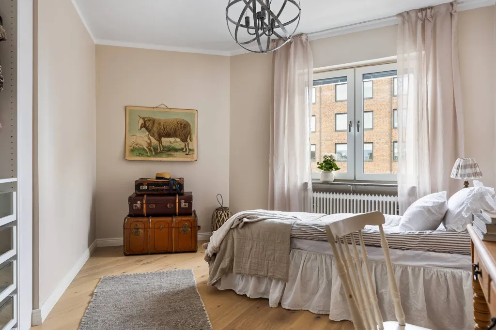 Chambres - Renovated Apartment with Balcony in Ystad