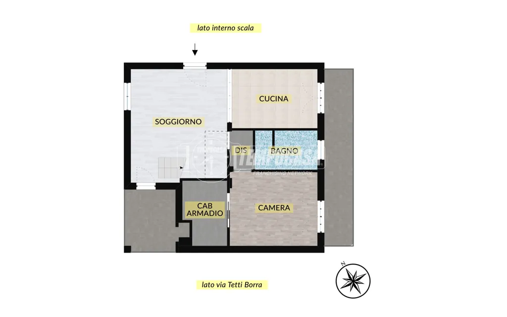 Plan - 5-Bedroom Apartment with Double Garage in Chieri