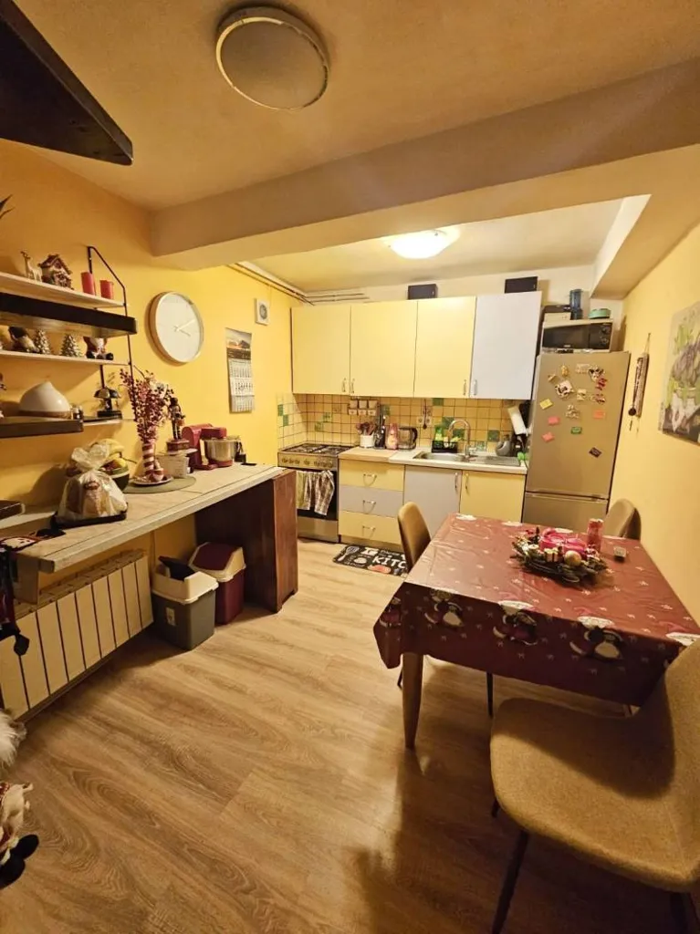 Kitchen - Two-Bedroom Apartment with Terrace in Stupnik
