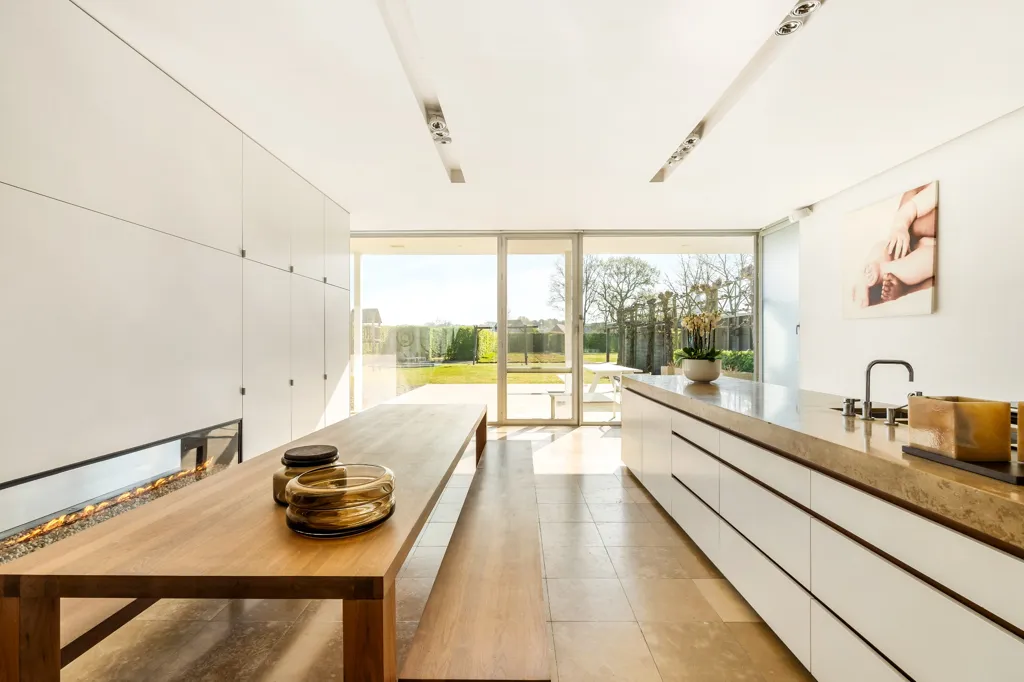 Kitchen - Modern Villa with Wellness Area in Dessel