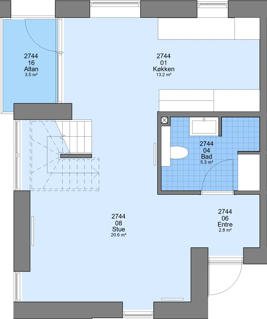 Plaan - Apartment with Sea View in Solbjerg