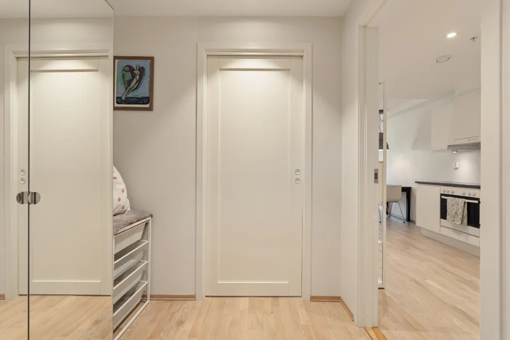 Entrée - Modern 2-Bedroom with Terrace in Kristiansand Centre