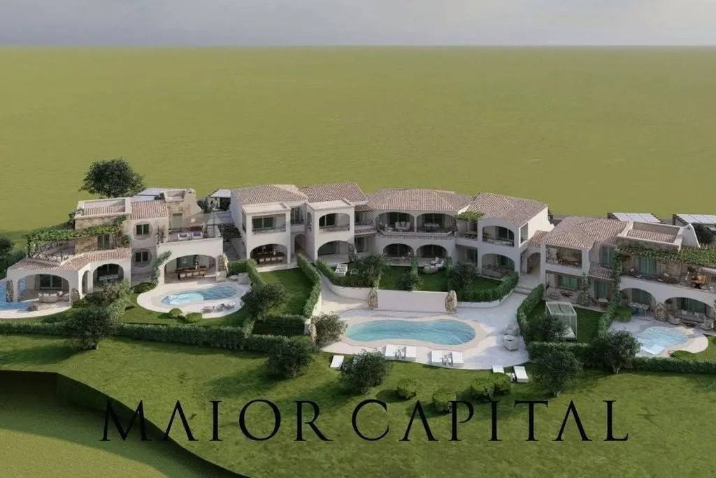 Õhuvaade - Luxury Apartment with Pool in Murta Maria, Sardinia