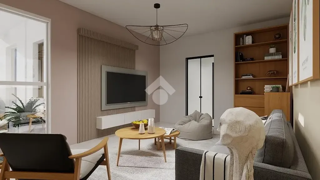 Séjour - Duplex with Balcony in Milan