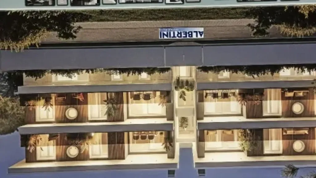Aerial - Signorile Bilocale with Balcony in Cervia