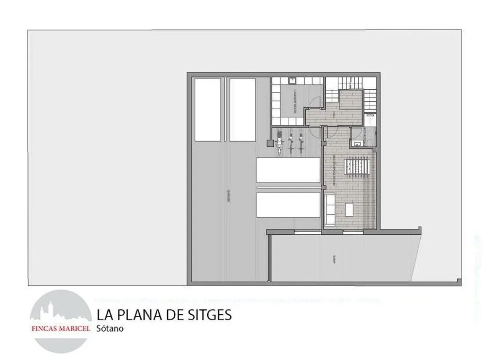 Plan - Contemporary Villa with Pool in Sitges