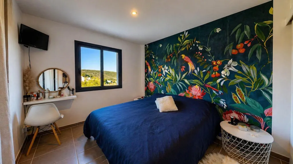 Chambres - Villa avec Vue Mer à Treilles
