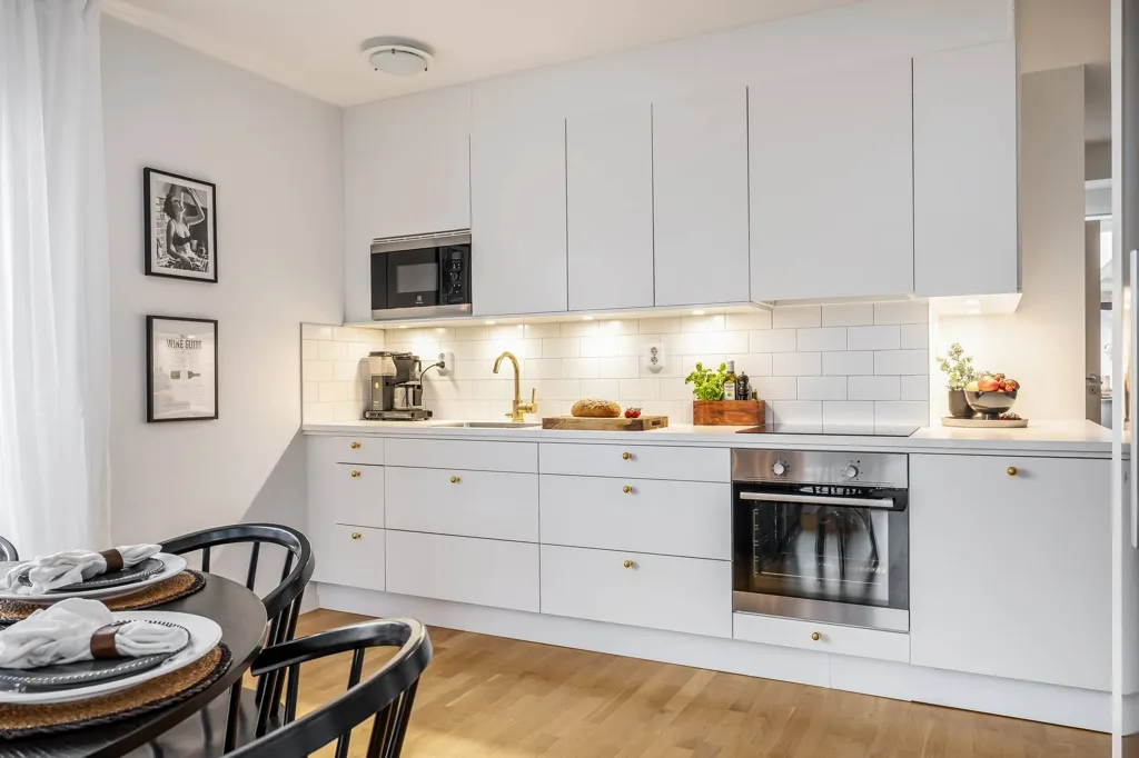 Cuisine - Modern Flat with South-Facing Balcony in Norrköping