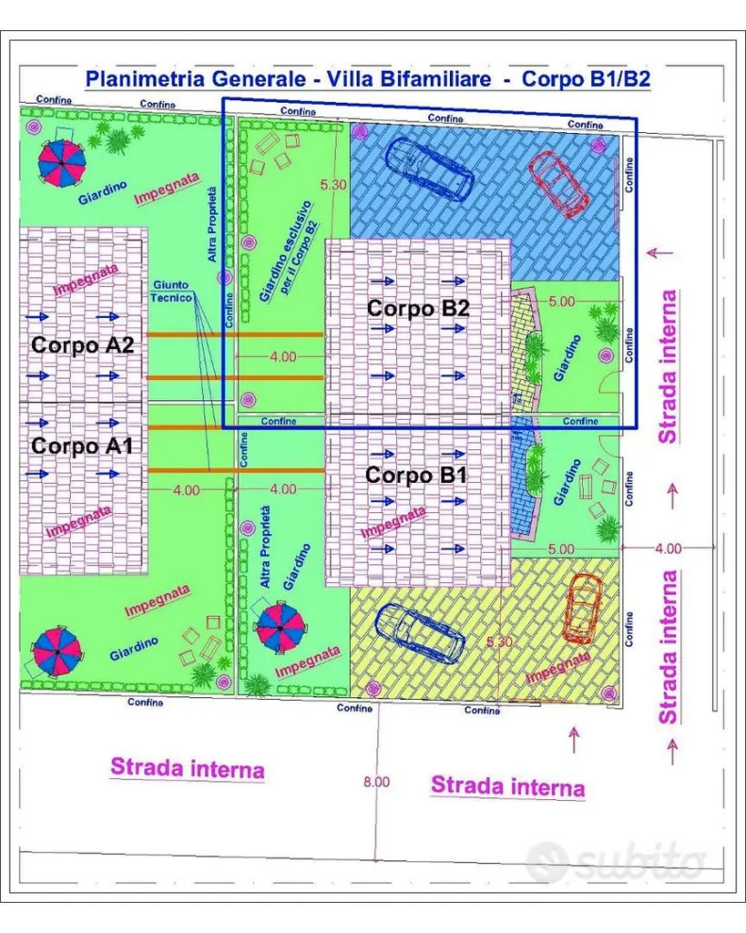 Plaan - Modern Villas with Private Gardens in Settimo di Montalto