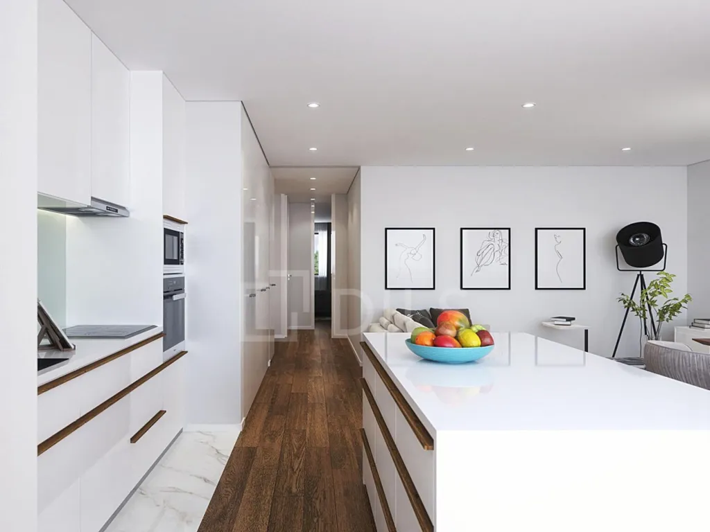Köök - T2 Apartment with Balcony in Leça da Palmeira