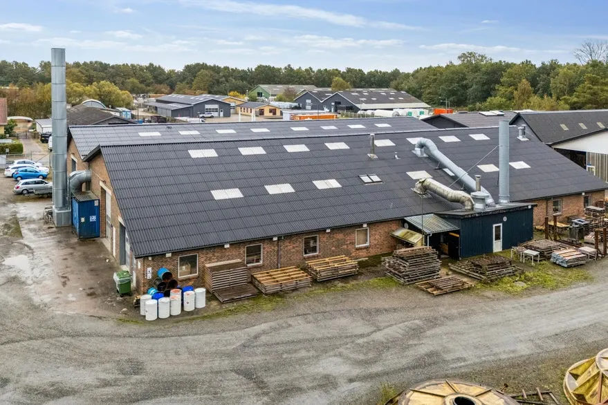 Vista aerea - Commercial Property with Production Facility in Denmark