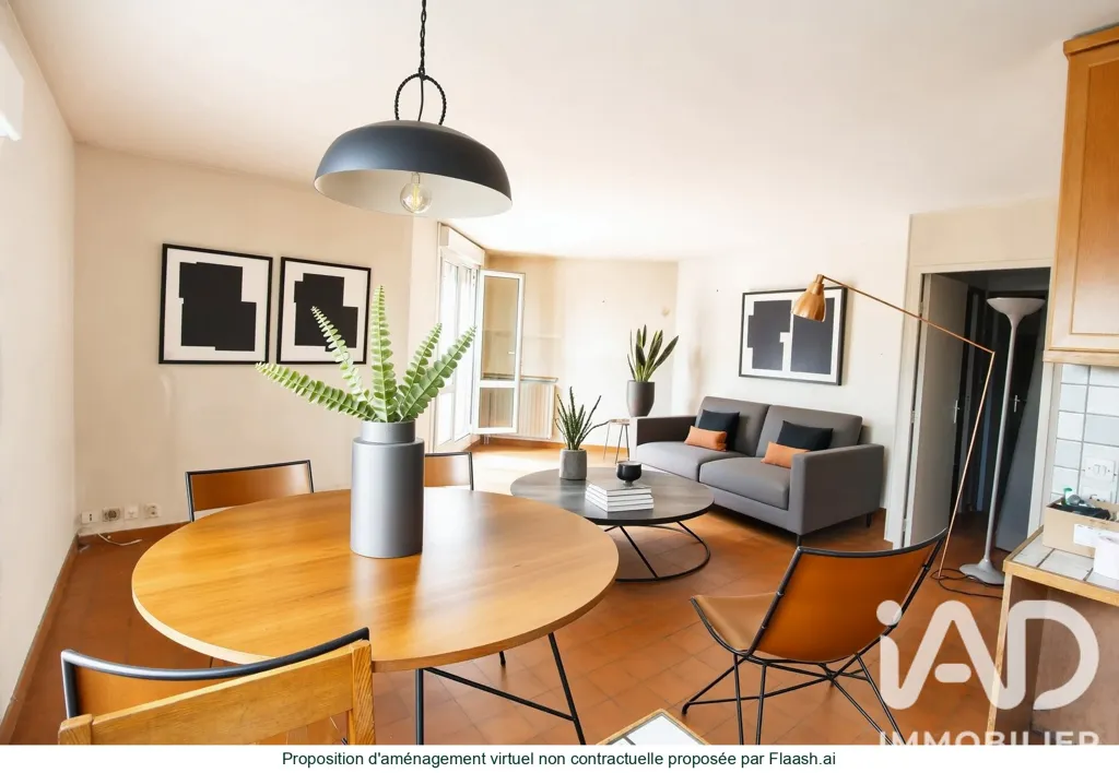 Sala da pranzo - Duplex Flat with Terrace in Ivry-Port