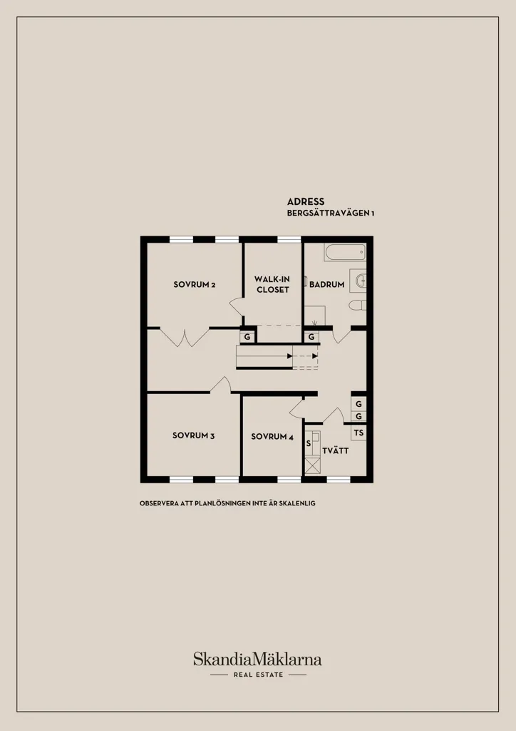 Planimetria - Stylish Villa in Margretelund