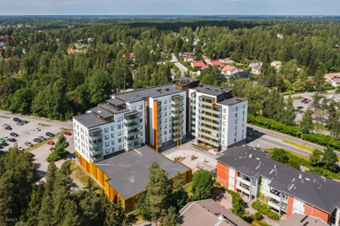 Vue aérienne - Three-Bedroom Apartment with Sauna in Kerava