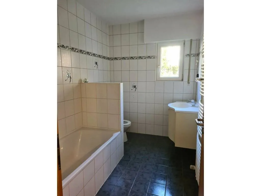 Bathrooms - Bright Apartment with Balcony in Muhlenbach