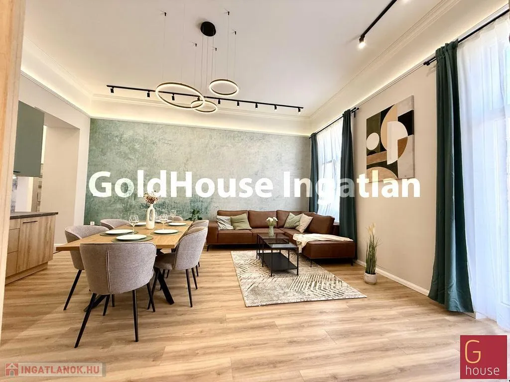 Sala da pranzo - Modernised Apartment with Balcony in Budapest VIII