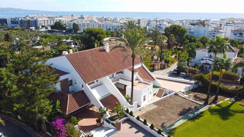 Vue aérienne - Luxury Villa with Pool near Puerto Banús